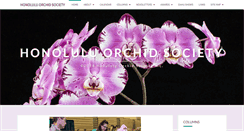 Desktop Screenshot of honoluluorchidsociety.org